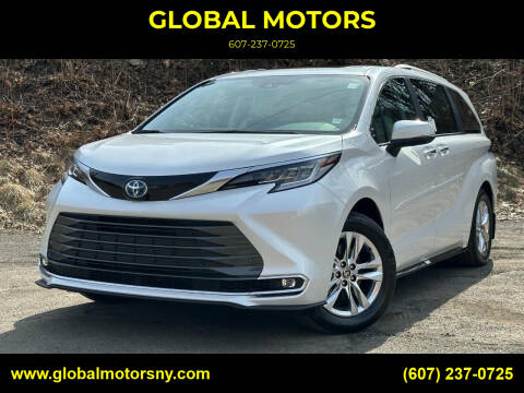 2025 Toyota Sienna for sale at GLOBAL MOTORS in Binghamton NY
