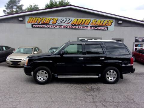 2005 Cadillac Escalade for sale at ROYERS 219 AUTO SALES in Dubois PA