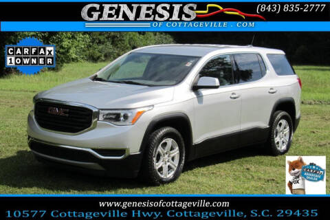 2019 GMC Acadia for sale at Genesis Of Cottageville in Cottageville SC