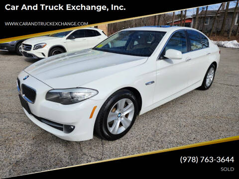 2011 BMW 5 Series for sale at Car and Truck Exchange, Inc. in Rowley MA