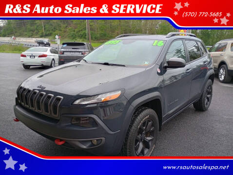 2016 Jeep Cherokee for sale at R&S Auto Sales & SERVICE in Linden PA