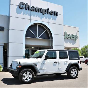 2019 Jeep Wrangler Unlimited for sale at Champion Chevrolet in Athens AL