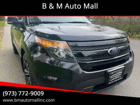 2013 Ford Explorer for sale at B & M Auto Mall in Clifton NJ