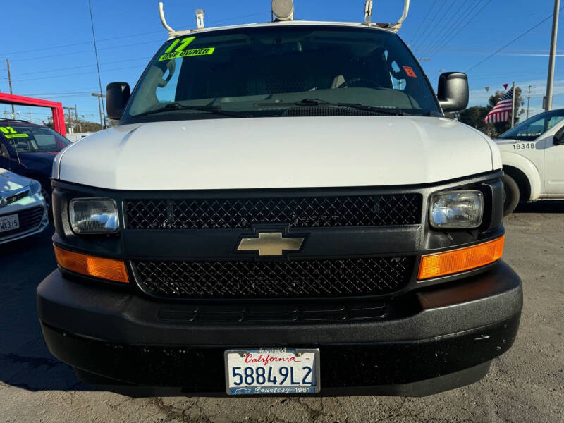 Used 2017 Chevrolet Express Cargo Work Van with VIN 1GCWGAFFXH1323372 for sale in Escondido, CA