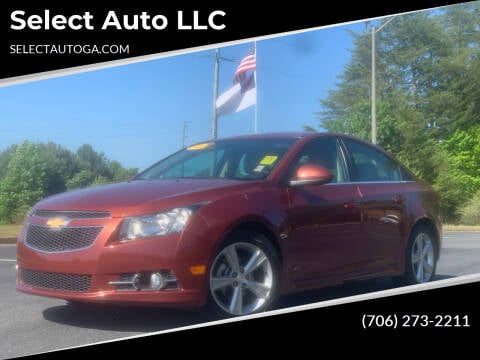 2012 Chevrolet Cruze for sale at Select Auto LLC in Ellijay GA