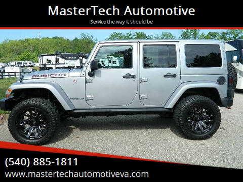 2016 Jeep Wrangler Unlimited for sale at MasterTech Automotive in Staunton VA