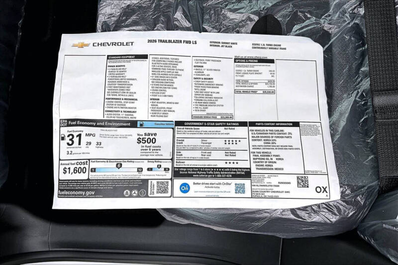 2026 Chevrolet TrailBlazer LS