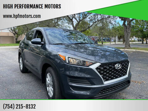 2019 Hyundai Tucson for sale at HIGH PERFORMANCE MOTORS in Hollywood FL