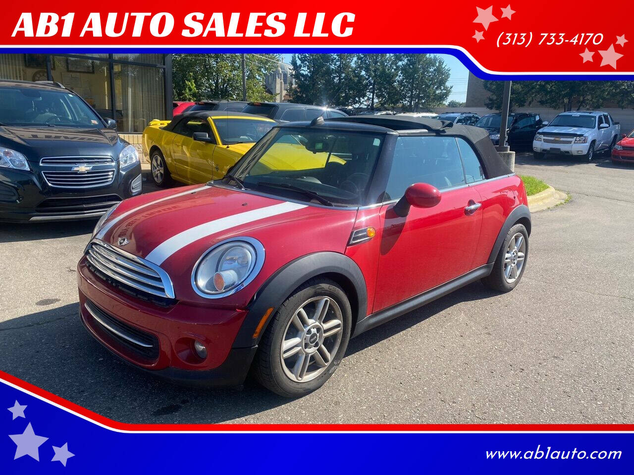 Red 2014 MINI Convertible Cooper Convertible Cooper 2dr Convertible 1