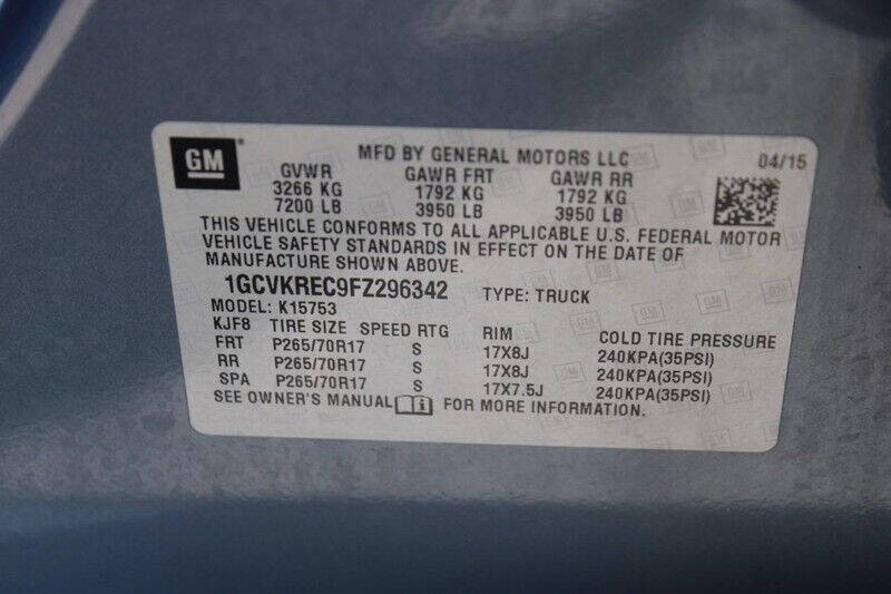 2015 Chevrolet Silverado 1500