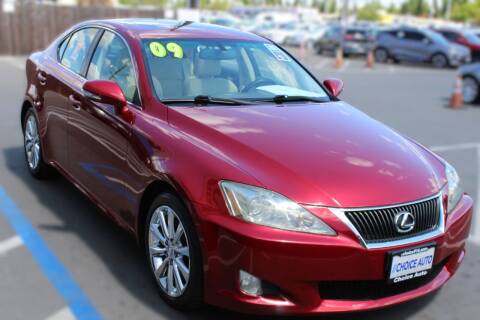 2009 Lexus IS 250 for sale at Choice Auto & Truck in Sacramento CA