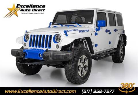 2016 Jeep Wrangler Unlimited for sale at Excellence Auto Direct in Euless TX