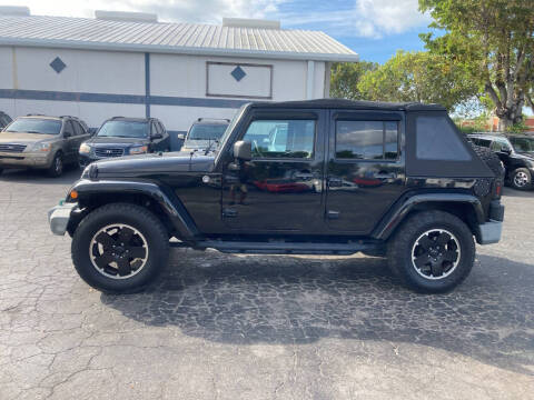 2009 Jeep Wrangler Unlimited for sale at CAR-RIGHT AUTO SALES INC in Naples FL