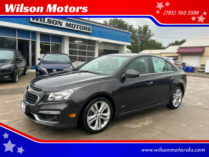 2015 Chevrolet Cruze for sale at Wilson Motors in Junction City KS