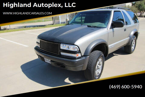2003 Chevrolet Blazer for sale at Highland Autoplex, LLC in Dallas TX