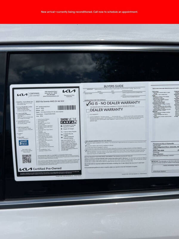2025 Kia Sorento EX