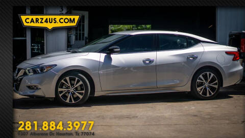 2018 Nissan Maxima for sale at S&A Automotive Corp DBA CRU in Houston TX