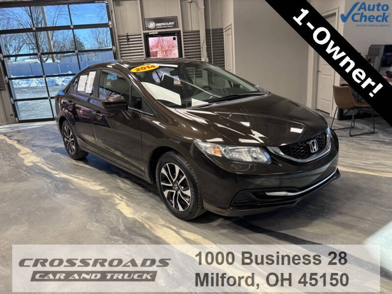 2014 Honda Civic for sale at Crossroads Car and Truck - Crossroads Car & Truck - Mulberry in Milford OH