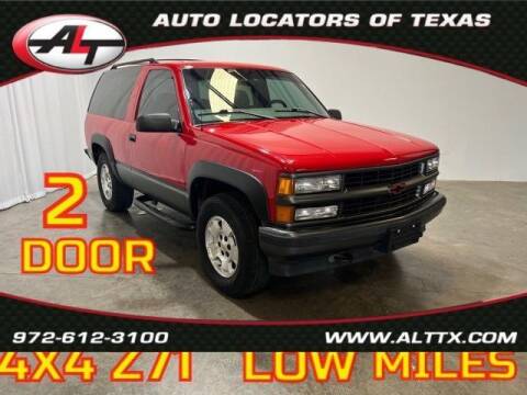 1999 Chevrolet Tahoe for sale at AUTO LOCATORS OF TEXAS in Plano TX