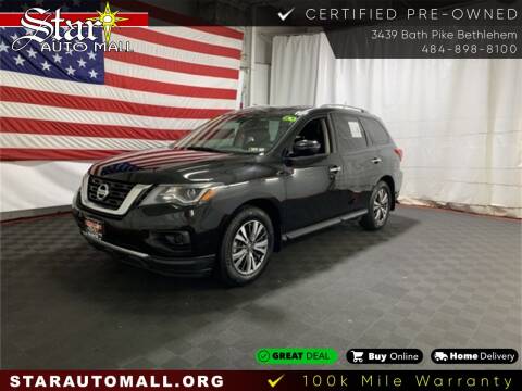2017 Nissan Pathfinder for sale at STAR AUTO MALL 512 in Bethlehem PA