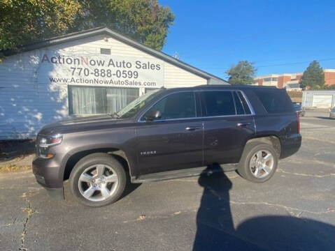 2015 Chevrolet Tahoe for sale at ACTION NOW AUTO SALES in Cumming GA