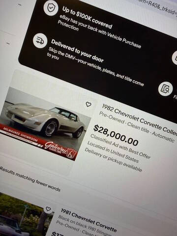 1982 Chevrolet Corvette Collector Edition