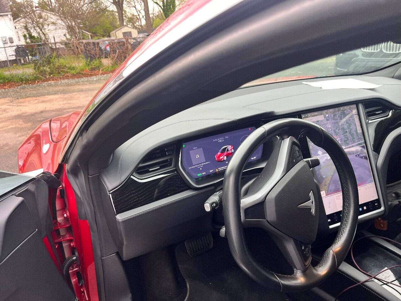 Red 2018 Tesla Model S 75D AWD 75D 4dr Liftback 6