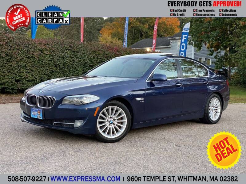 2011 BMW 5 Series for sale at Auto Sales Express in Whitman MA