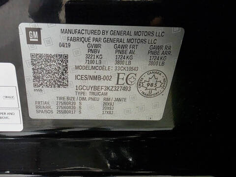 2019 Chevrolet Silverado 1500