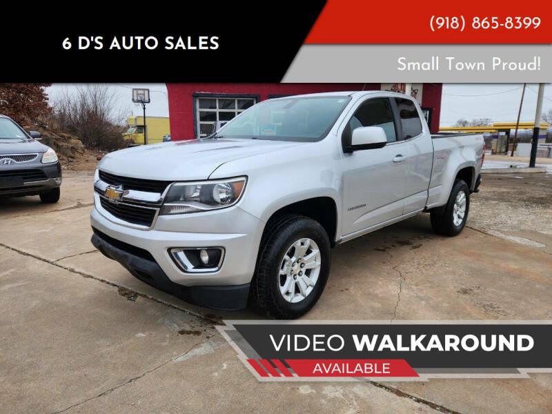 2018 Chevrolet Colorado for sale at 6 D's Auto Sales in Mannford OK