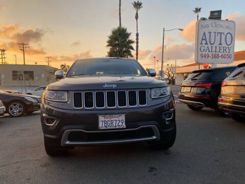 2014 Jeep Grand Cherokee for sale at San Clemente Auto Gallery in San Clemente CA