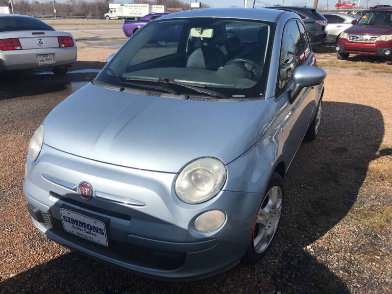 2013 FIAT 500 for sale at Simmons Auto Sales in Denison TX