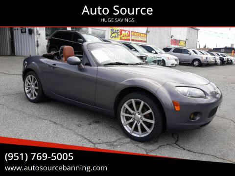 2007 Mazda MX-5 Miata for sale at Auto Source in Banning CA