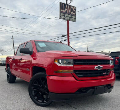 2018 Chevrolet Silverado 1500 for sale at LLANOS AUTO SALES LLC in Dallas TX