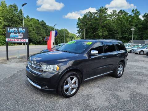 2011 Dodge Durango for sale at Let's Go Auto in Florence SC