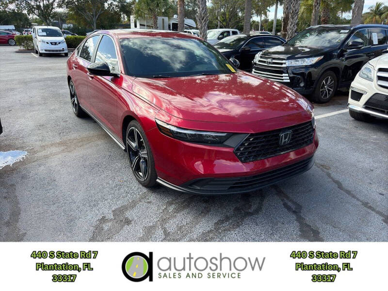 2023 Honda Accord Hybrid for sale at AUTOSHOW SALES & SERVICE in Plantation FL