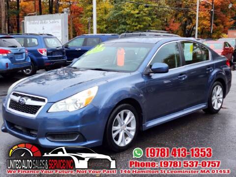 2013 Subaru Legacy for sale at United Auto Sales & Service Inc in Leominster MA