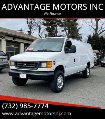 2005 Ford E-Series for sale at ADVANTAGE MOTORS INC in Edison NJ