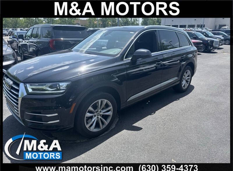 Night Black 2019 Audi Q7 SUV / Crossover All-Wheel Drive 8-Speed Automatic