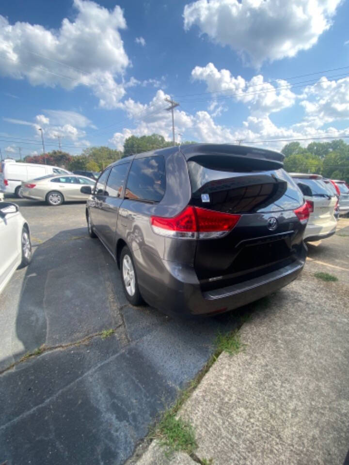 2012 Toyota Sienna for sale at Concord Auto Mall in Concord, NC