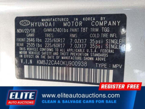 2019 Hyundai Tucson SE