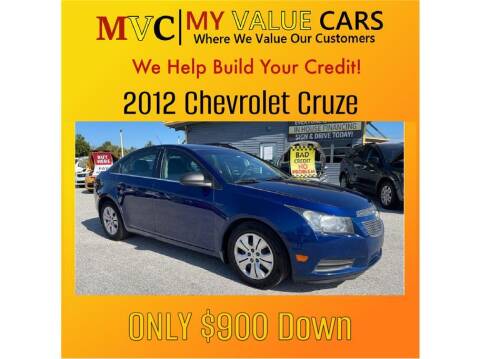 2012 Chevrolet Cruze for sale at My Value Cars in Venice FL