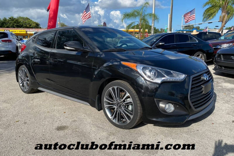 2016 Hyundai Veloster for sale at AUTO CLUB OF MIAMI, INC in Miami FL