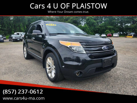 2013 Ford Explorer for sale at Cars 4 U OF PLAISTOW in Plaistow NH