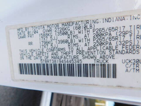 2004 Toyota Tundra