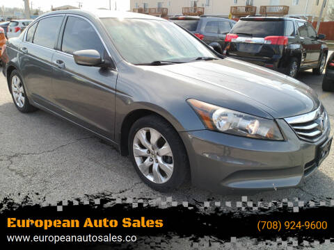 2012 Honda Accord for sale at European Auto Sales in Bridgeview IL