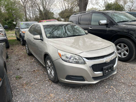 2015 Chevrolet Malibu for sale at Memo's Auto Sales in Houston TX