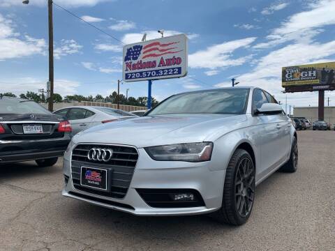 2014 Audi A4 for sale at Nations Auto Inc. II in Denver CO