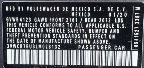 2020 Volkswagen Jetta S