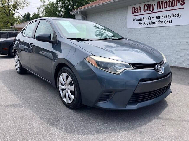 2015 Toyota Corolla for sale at Oak City Motors in Garner NC